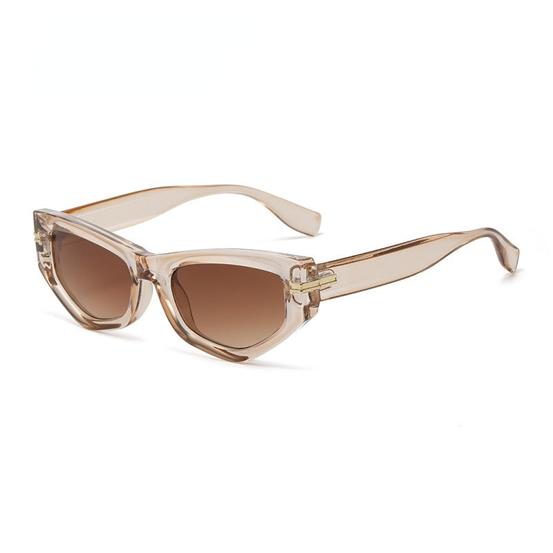 Wholesale PC Narrow Frame Cat Eye Sunglasses